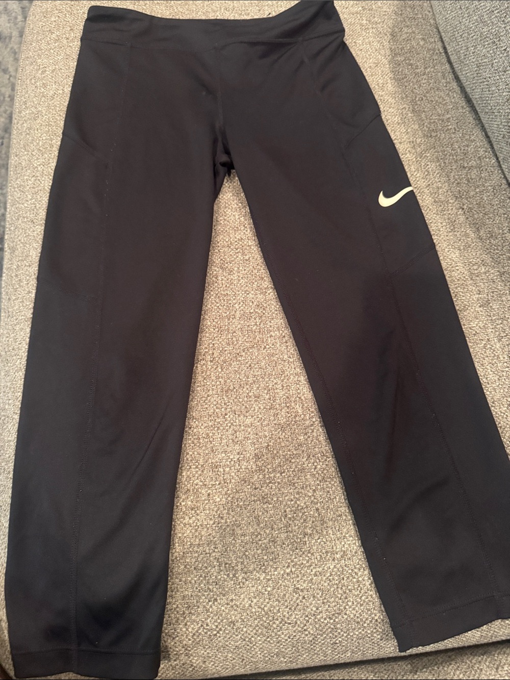Nike Black Kids' Jogger Pants with Swoosh Accent